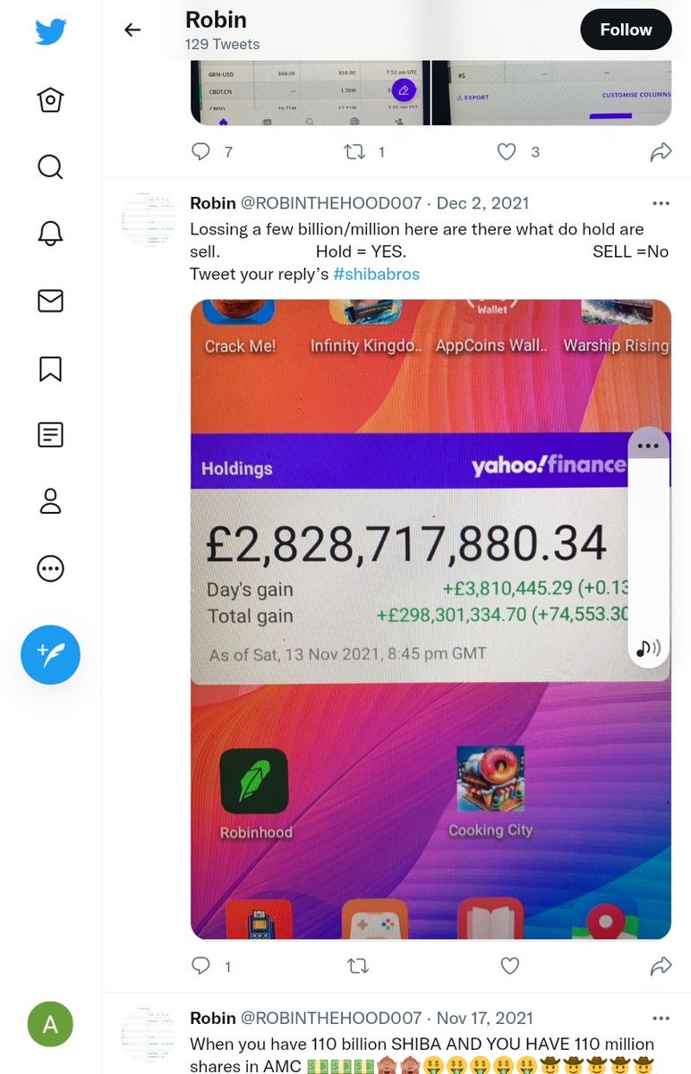 IamR___'s tweet photo. I am currently following this guy  and I think he is a great individual and the ability to make +74,553,300% tweet me back if you agree #ROBINTHEHOOD007 https://t.co/5Q8EyA24w6