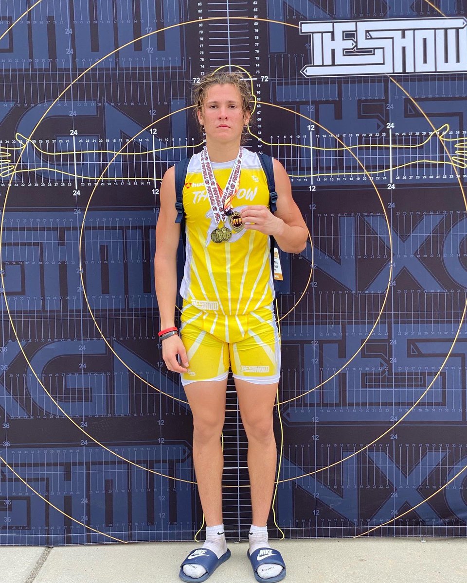 BraydenHapner's tweet photo. Thank you @TheSHOWByNXGN for the invite to The Show! I’m very grateful to show out and compete with the best! Glad I got to put on for Palm Springs with two game MVPs and one defense overall MVP! @GregBiggins @coachsteveirvin @CoachCherokee @CoachSumlerSDSU @CoachBloss https://t.co/f8aPkyaPaI