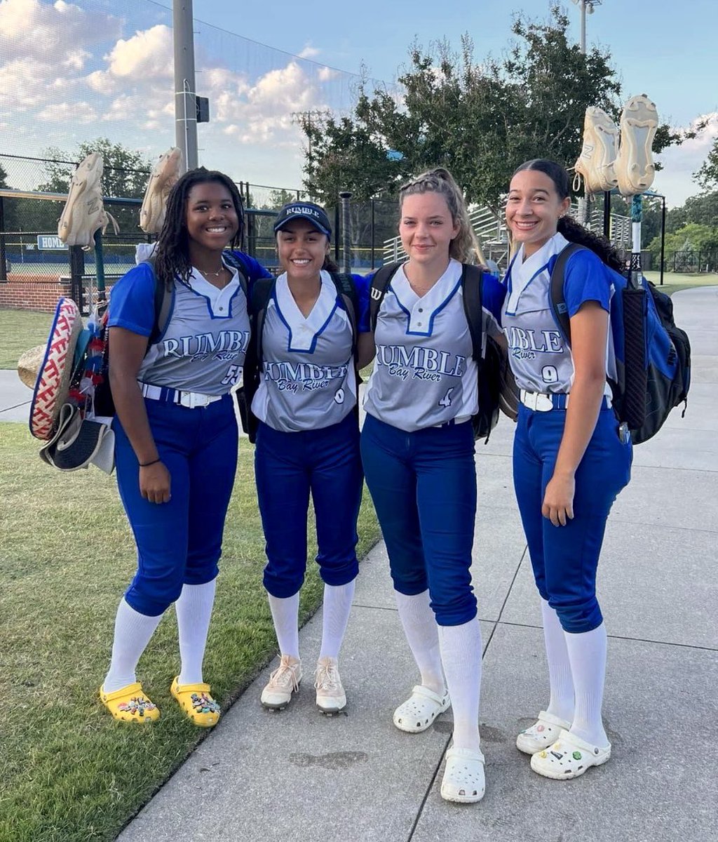 Congratulations to these 4 Rumble ladies! Michayla, Bella, Kinsey, and Ari were selected to play in the <a href="/TierOneFP/">Tier One Fastpitch</a> Select Game Sunday in Raleigh. They were 4 of 22 girls selected out of 52 teams in the showcase. <a href="/isabella_speer/">Isabella_Speer</a>