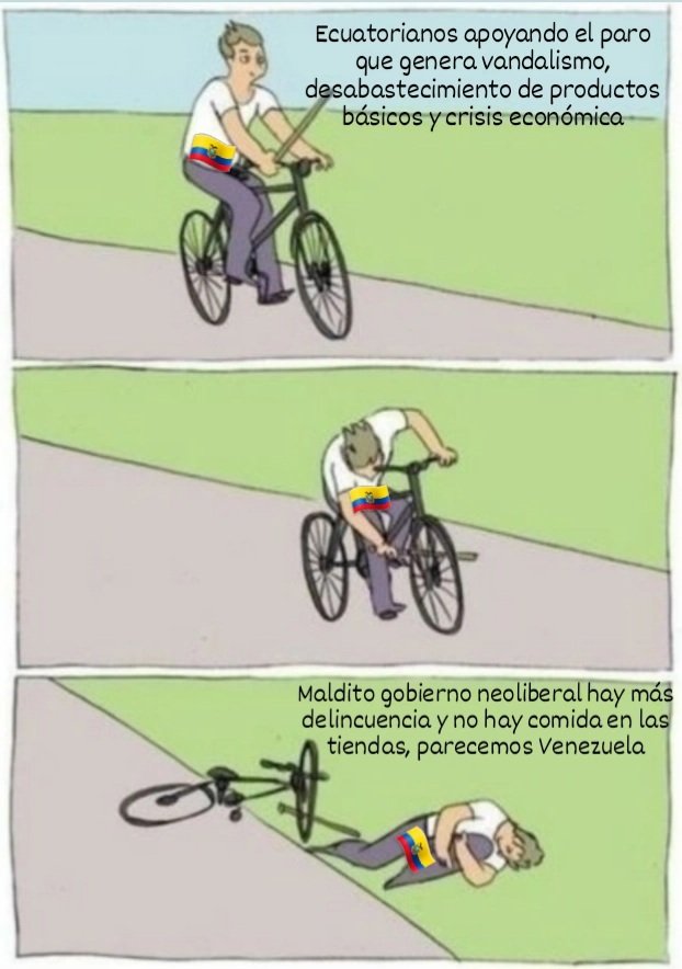 FSZ17's tweet photo. Lógica del paro en el Ecuador. #ParoNacionalEcuador https://t.co/vACcaCVNgB