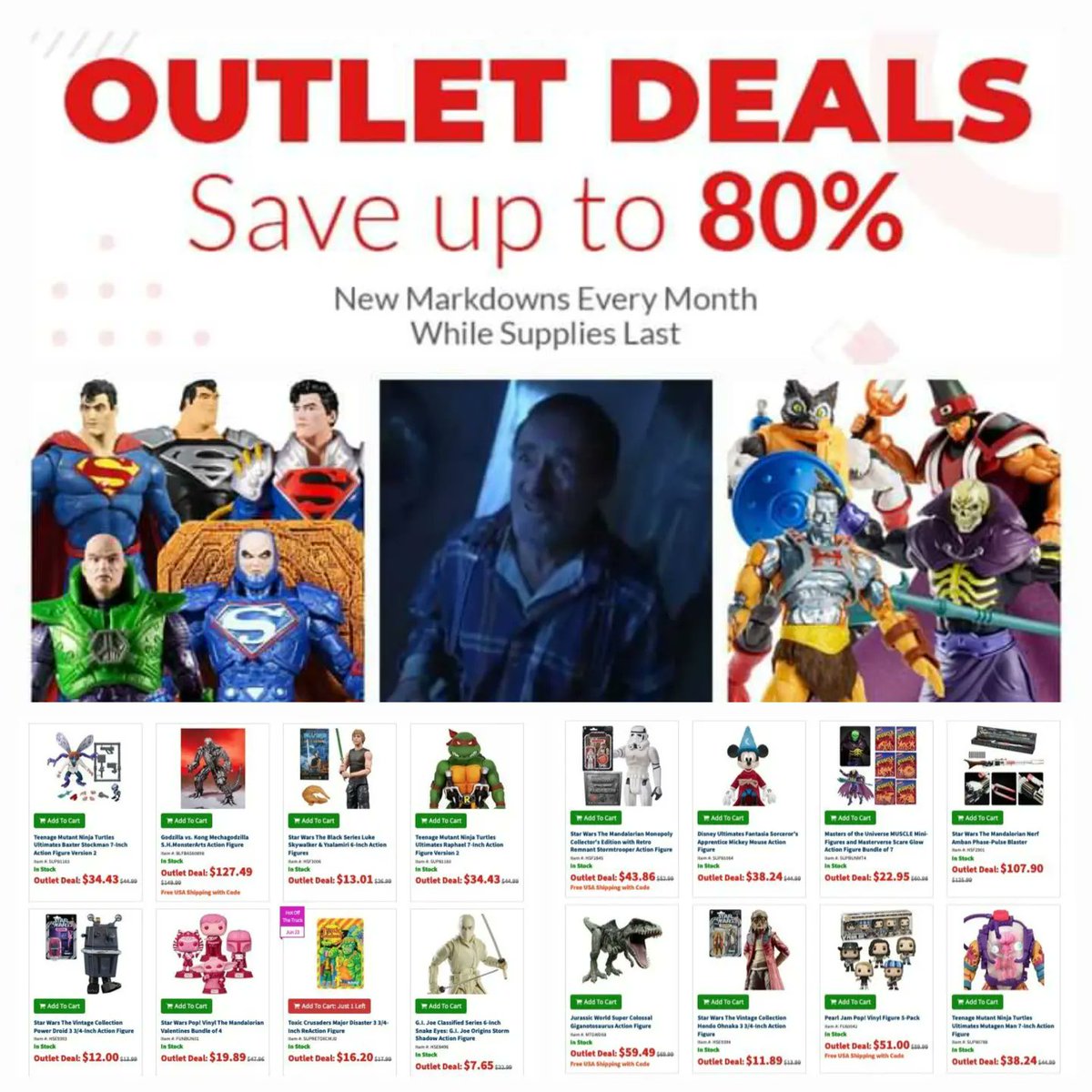 StateOverse's tweet photo. 🌟DISC ALERT🌟
#Statoversians &amp; #POPCulture #animation fans, @EntEarth's XTREME Outlet discounts are NOW LIVE with FREE shipping using code SUNFREE22!!

#TheOneisNotTheOnly
#animation #GamersUnite
TSO'VIN!!
https://t.co/oYrBKqDGHY https://t.co/eSYTKDqeht