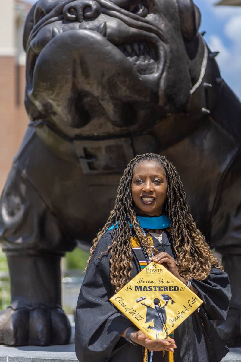 jac2868's tweet photo. GOD IS AWESOME! The last couple of months have been difficult mom passed away and I tested positive for Covid which prevented me from attending my commencement at Bowie State University. This weekend @PresBreaux presented me with my diploma- FOREVER GRATEFUL!! https://t.co/wFykpeG05l