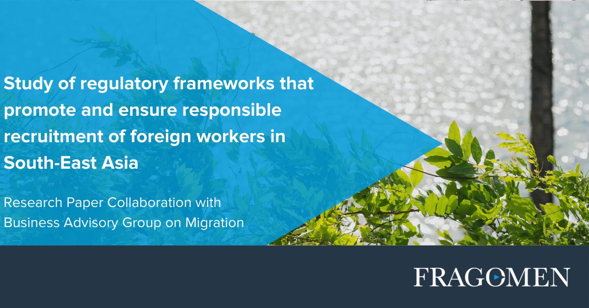 Fragomen's #APAC Advisory & Compliance Team partnered with the @GFMD_Business to author a research paper on the regulations of the recruitment of foreign workers in the Asia-Pacific region. Check it out for insights: bit.ly/3A7WGLN #Fragomen #ImmigrationLaw