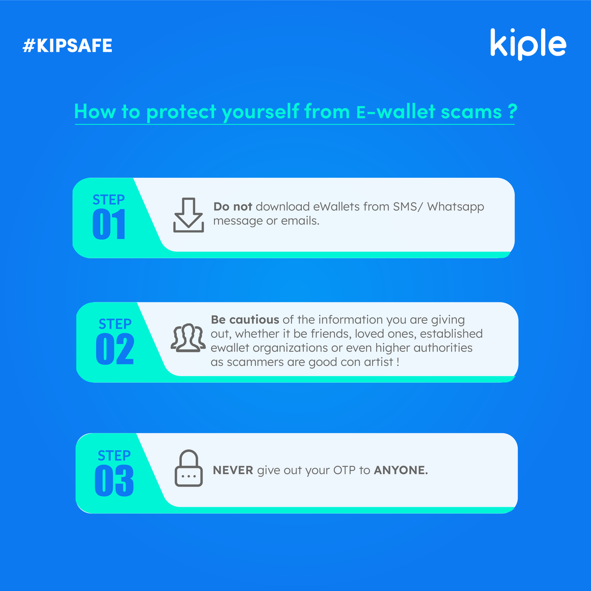 myKiple's tweet photo. ⚠️Scammers are everywhere! ⚠️👮

Read on to avoid being the NEXT VICTIM of ewallet scams.

Protect yourself by contacting our customer service team at +603-8605 3357 or email to support@kiplepay.com 

https://t.co/ESbJrdZQ28 https://t.co/MDoenACZr3