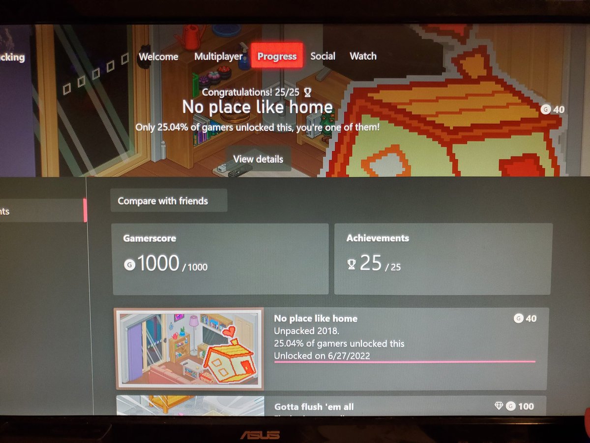 MapleLeighFox's tweet photo. Finally got my own account up for xbox...100% my first game. ๐ฅฐ
#Xbox #microsoft #unpacking #gamergirl #mapleleigh https://t.co/LGh3ZX81Oe