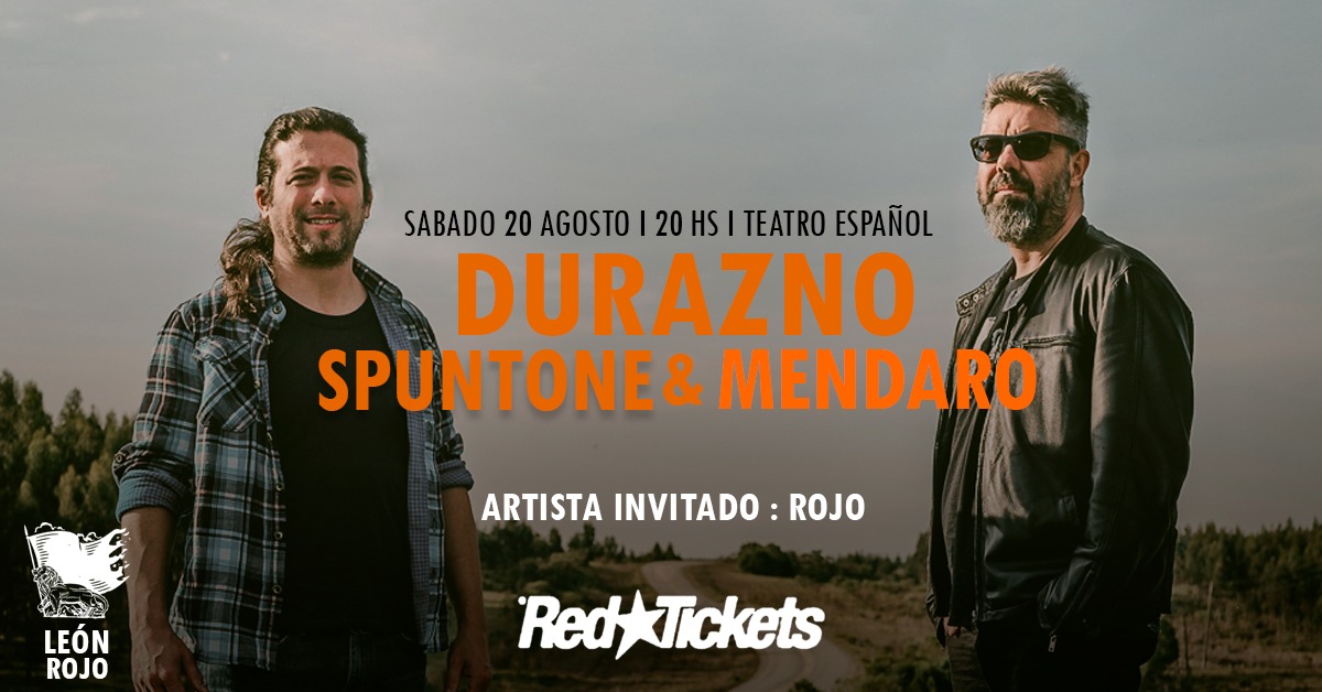 rojo_uy's tweet photo. Entradas en Redtickets https://t.co/2SxvhBis1l