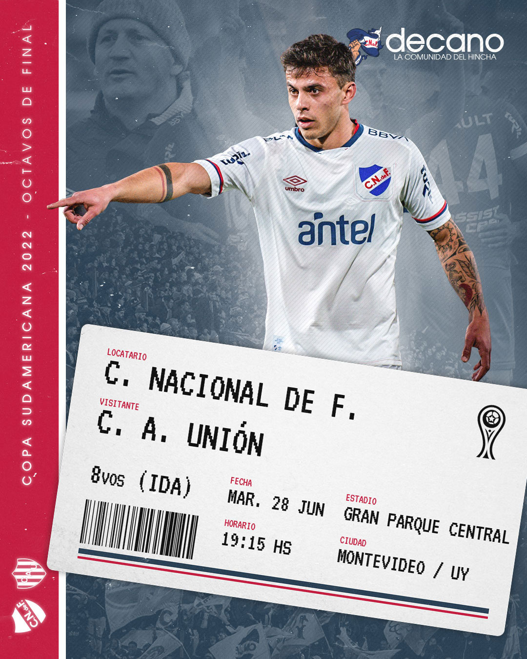 Hoy juega el Decano del fútbol uruguayo Nacional Nacional #ElClubGigante  🇳🇱