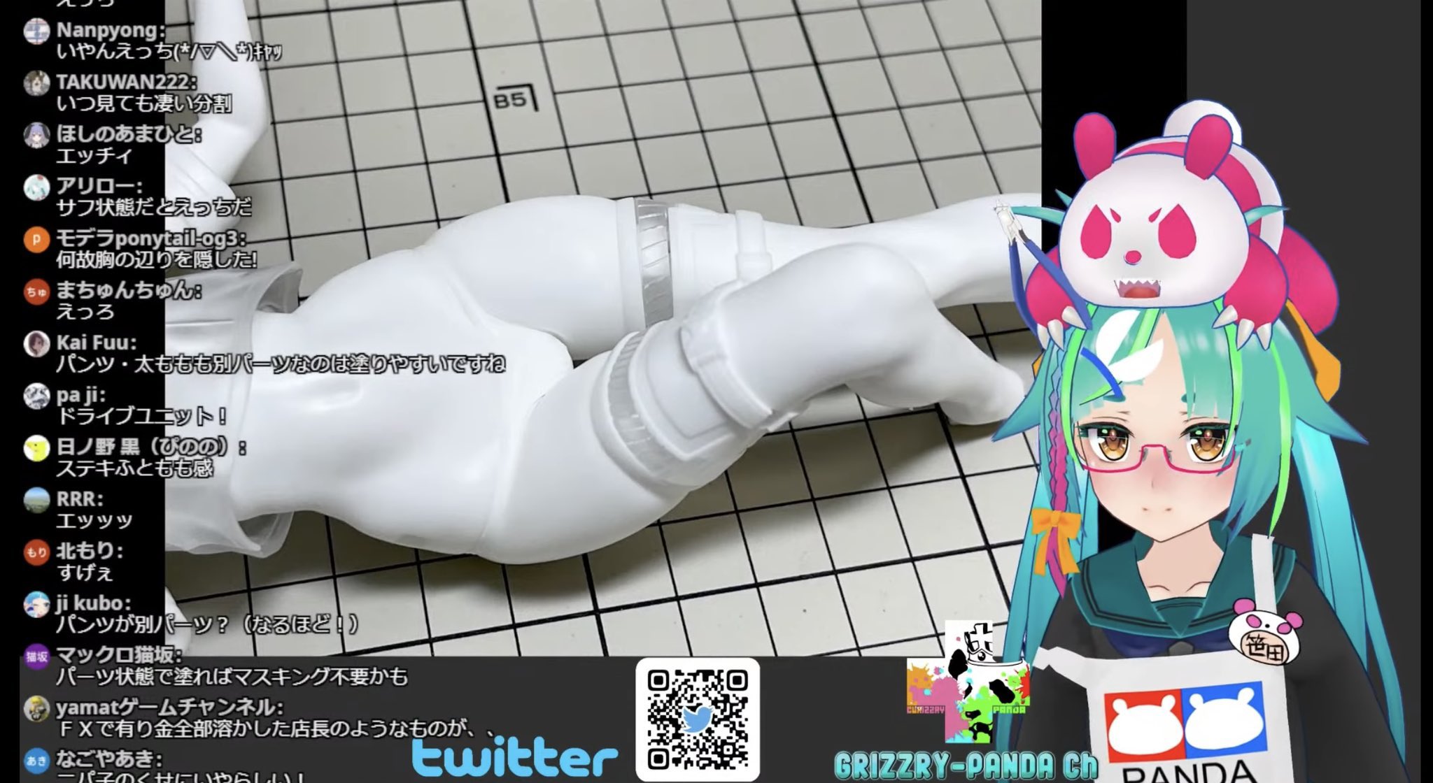 ニパ子V2 グリズリーパンダ レジンキャストキット ガレージ