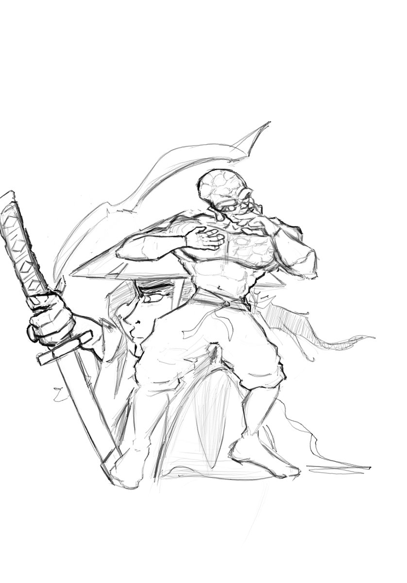 Artificial027's tweet photo. Just Finished Up a Drawing Stream
Working On a Ninja Scroll Poster (Sketch)
https://t.co/IlzKVHzw2S
#Art #Artwork #DigitalArt #Sketch #DigitalSketch #Pose #Illustration #Process #NinjaScroll #Tessai #ArtDesign https://t.co/GNihR8ZOJr