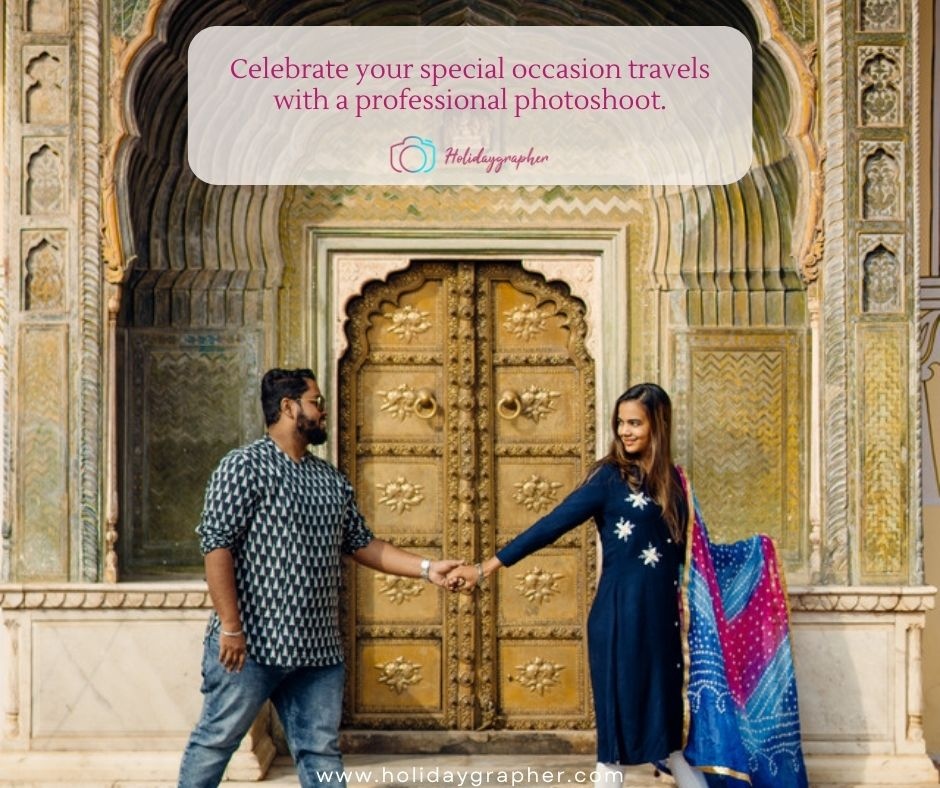 Photoshoots add more fun while celebrating. Do you agree??? If yes Double-tap ❤️ Celebrate your special occasion travels with a professional photoshoot.
#packyourphotographer #jaipurphotographer #designandbranding #photoshoots #photoshootideas