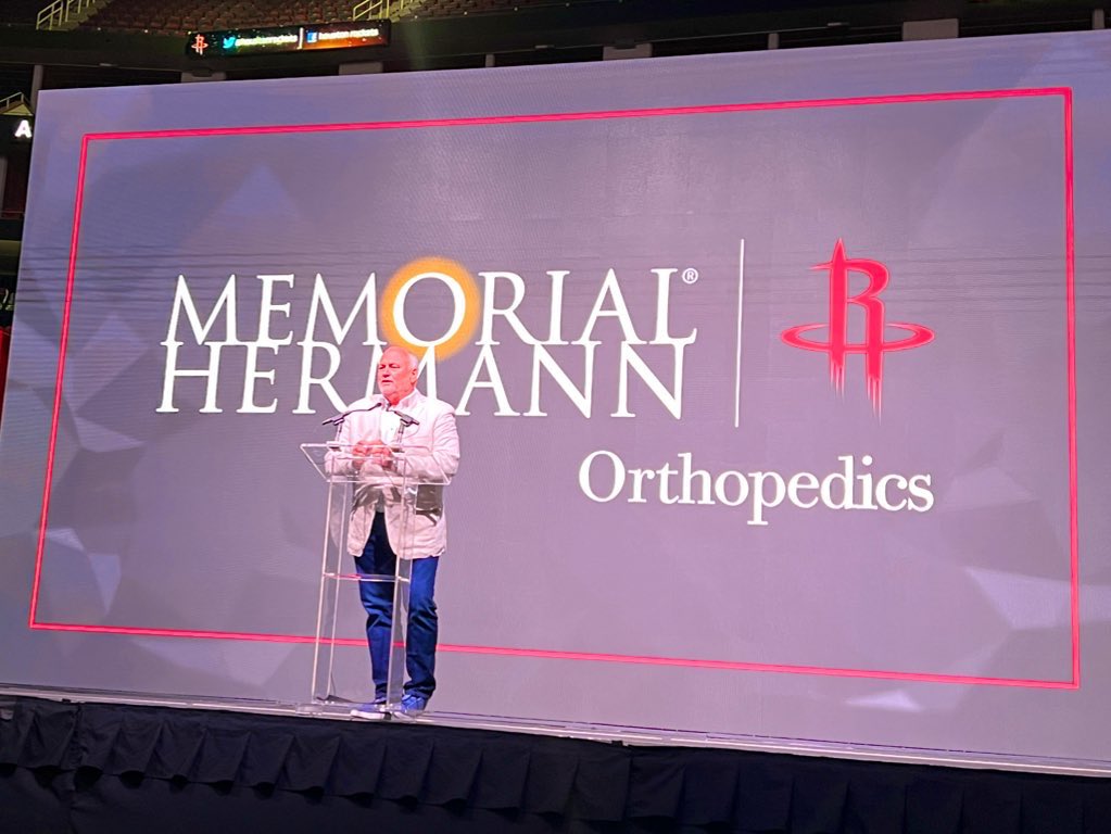 ortho_ut's tweet photo. Welcome to the new era in #orthopedics with this groundbreaking partnership Memorial Hermann Rockets Orthopedics 🚀 
#orthotwitter #utortho https://t.co/HIiLPwhzgC