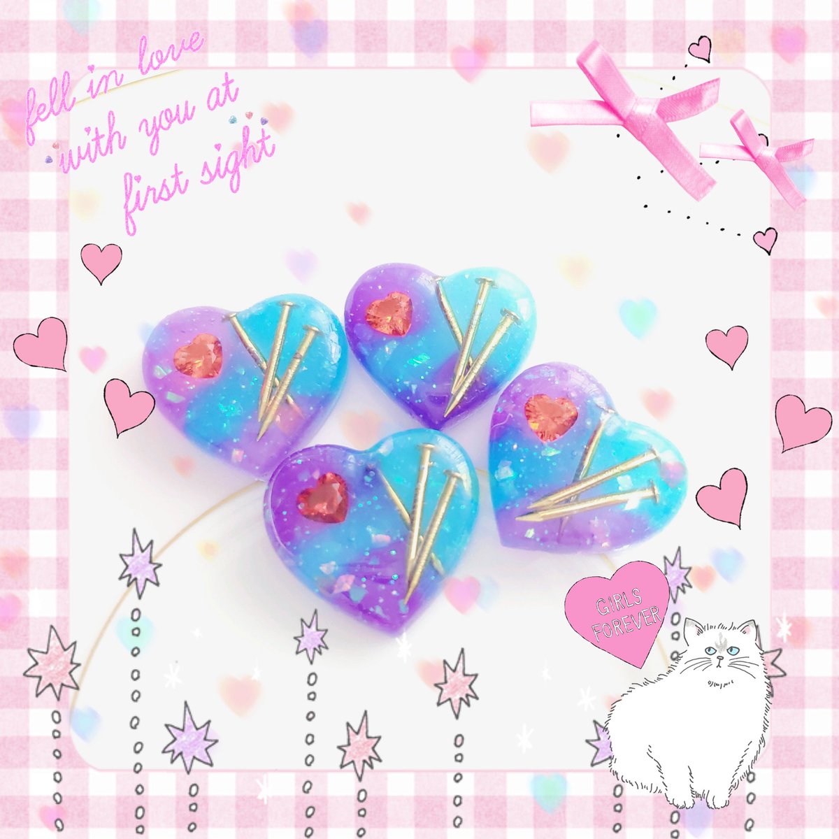 slump_candy's tweet photo. slump✡cÅndy/コラレです🌟🦄
ゆめかわいいレジンアクセサリーを製作しております💕
沢山の方にkawaiiをお届け出来ます様に……✨✨.°⑅ପ₍ᐢ｡•༝•｡ᐢ₎ଓ⑅°.

🎀minne🎀
https://t.co/GlNgT6WVUf

💜Special thanks💜@Lupopo_cafe https://t.co/V56czYjFc0