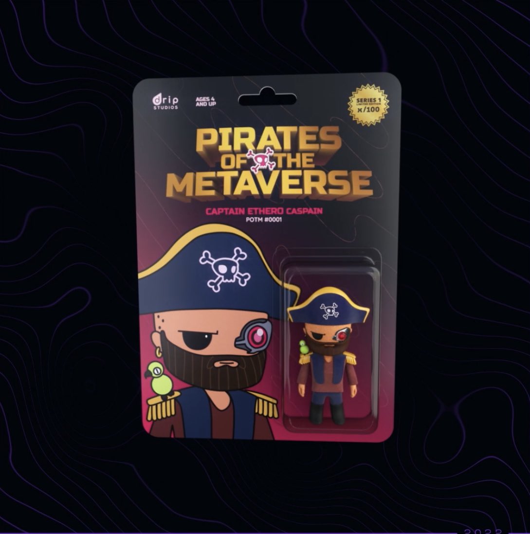 CryptoBug19's tweet photo. Been away for awhile and logged into my wallet to see this beauty of a drop. @PiratesMeta @CryptoPapi10 This is just the beginning and what a beauty it is …. The possibilities are endless #thebestisyettocome 🏴‍☠️🏴‍☠️🍻🍻🏴‍☠️🏴‍☠️ https://t.co/nTk6WxK1iT
