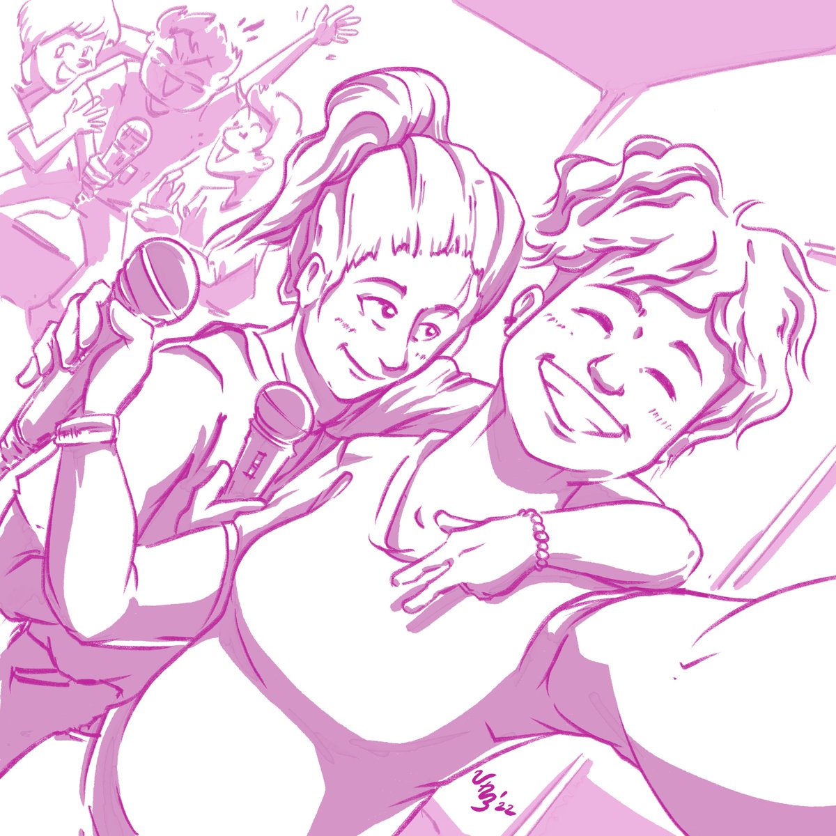 onechitect's tweet photo. Henlo, I'm Ysa and I love drawing gorls. #QueerArtistPH #PRIDE #PrideMonth https://t.co/DMy1Fu9c62
