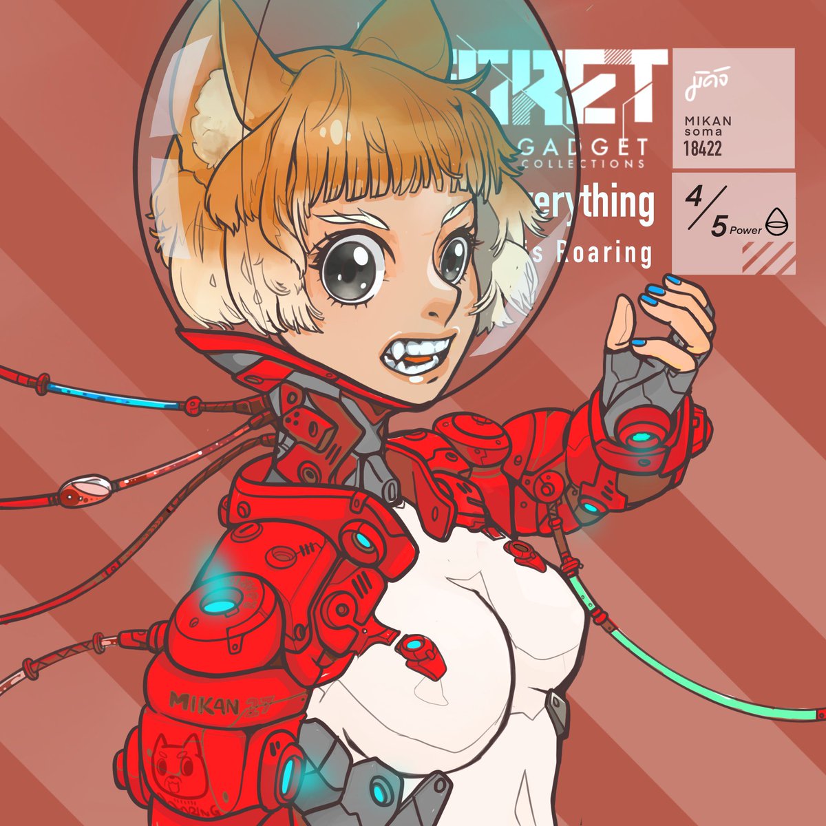 olapassa's tweet photo. 🍊MIKAN &amp;SECRET GADGET🍊
               NEW DOP  8
        "THEME Everything is Roaring" 
⎯⎯⎯⎯⎯⎯⎯⎯⎯⎯⎯⎯⎯⎯
WEDNESDAY |  29 June 2022
          08:00 pm (UTC+7)
⎯⎯⎯⎯⎯⎯⎯⎯⎯⎯⎯⎯⎯⎯

 #NFT #NFTs #NFTdrop #NFTartists #NFTCommmunity #everythingisroaring https://t.co/lvsexAptDM