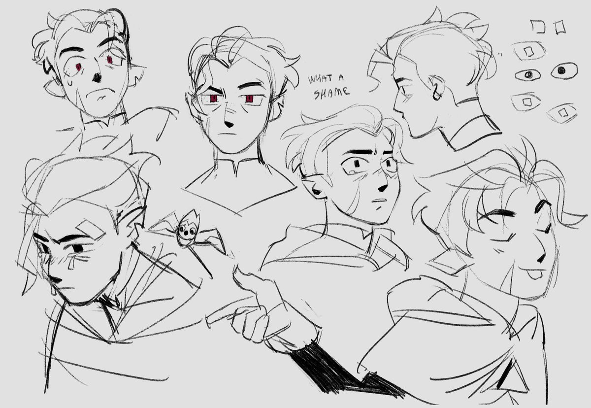 hunter doodles that i made yesterday at nearly 5 in the morning 