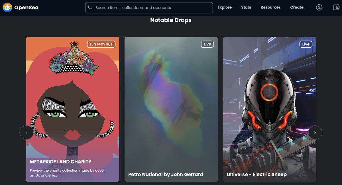 0xElectricsheep's tweet image. Have you seen our #ElectricSheep collection on @opensea featured drops today?

Special thanks to @opensea for the kind feature! 

We are so excited to usher in this new chapter with our new community members!

Pick an ES today to join the trailblazers via opensea.io/collection/ult…