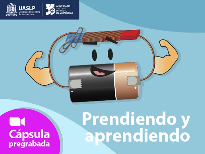 MetalurgiaU's tweet photo. ¿Sabes cómo puedes usar inducción electromagnética para encender un
led? #experimentaysorpréndete. Regístrate en https://t.co/KZ7cgYVBJU
🟢 Evento gratuito y para todo público, nos vemos el 8 de julio a partir de las 11:00 h.
#UASLP #metalurgiauaslp #DRTVUASLP #13DPAIMETUASLP https://t.co/Mzzp4DvuCZ