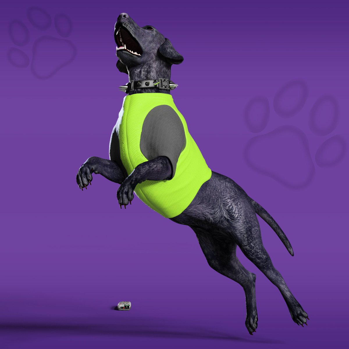 ceotim's tweet photo. @NFungiblePeople I named this handsome, flamboyant guy #Onyx.πΆπ #NFPETS #NFP #NonFungiblePeople #Daz3d #DogLover #3dArt #MansBestFriend https://t.co/tv5NX2obte