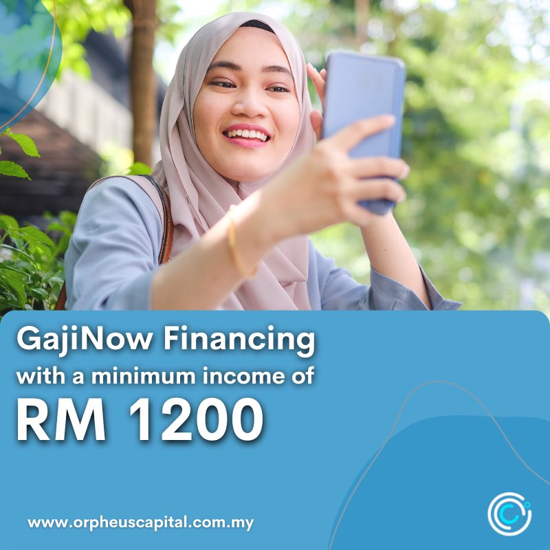 orpheuscapital's tweet photo. Terima wang anda dalam tempoh 24 jam jer! Tak percaya? Daftarlah GajiNow hari ini. #MudahJer
"Apply now and relieve that stress for good!"

Layari https://t.co/5hF7X3X2as

#OrpheusCapital
#Malaysia 
#NewFaceOfFinance
#GajiNow 
#OrpheusCares 
#FastCash 
#ShariahCompliant https://t.co/S1DxfgUfWH