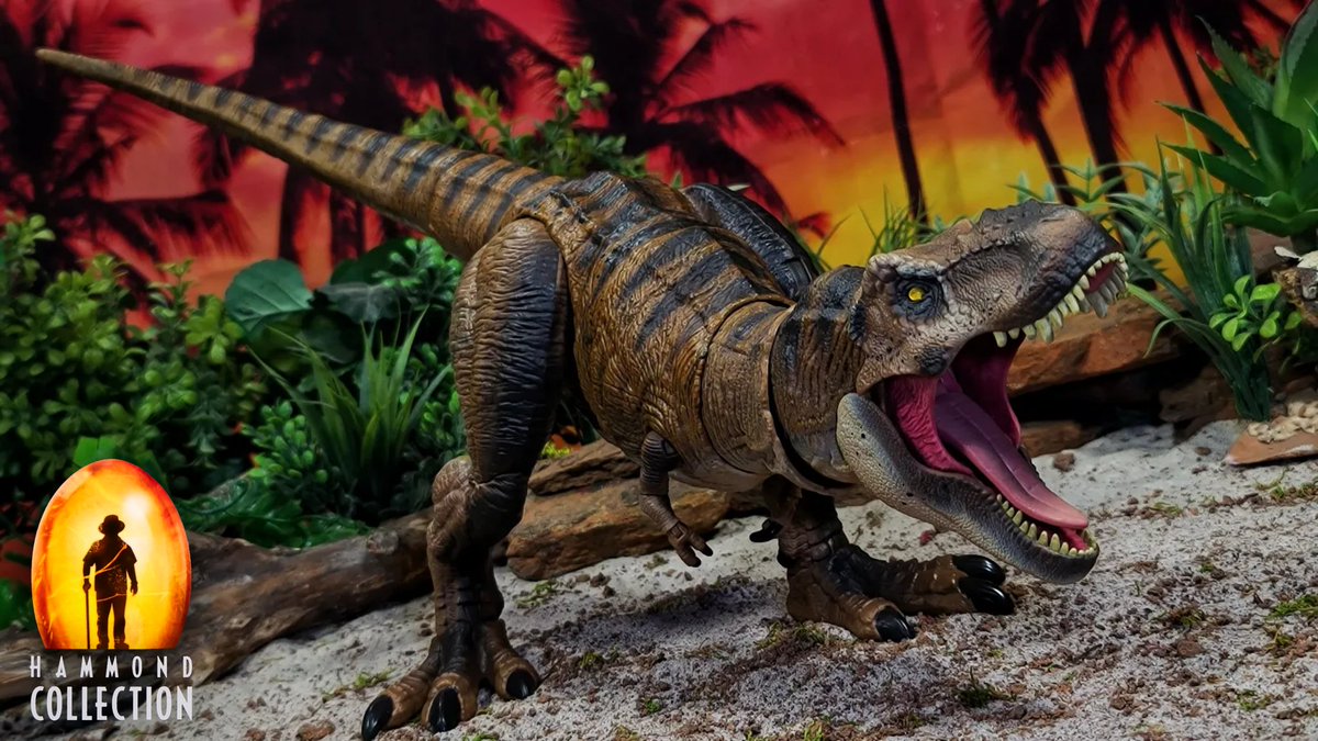 The new @Mattel Hammond Collection Rex is an absolute masterpiece! #JurassicWorld