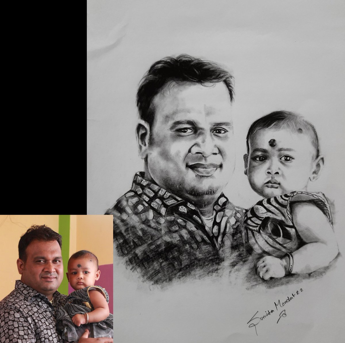 SumitasArtBook's tweet photo. Portrait Work 
#art #pencil #pencilsketch #Artist https://t.co/UcJMkZM7q0