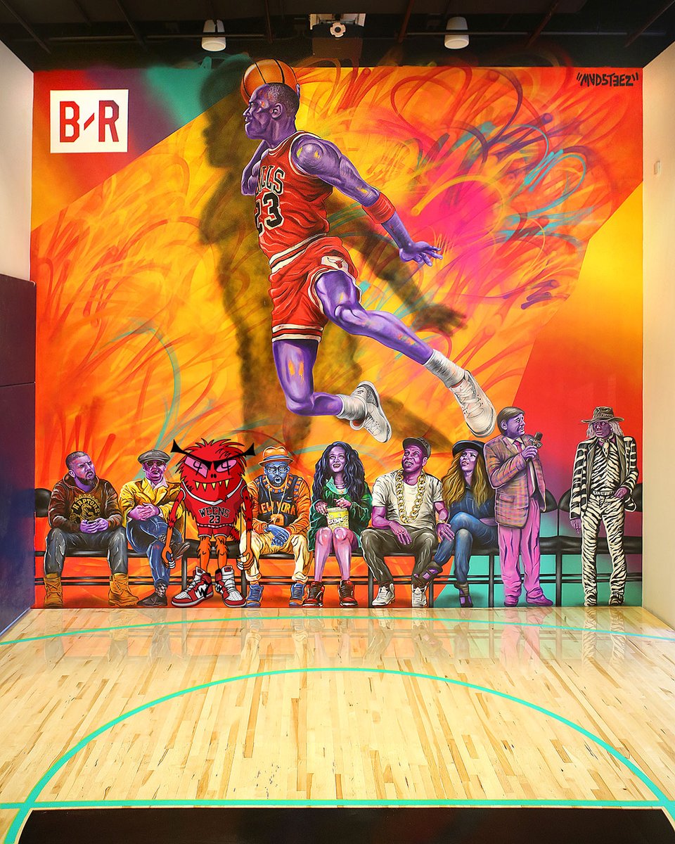 The WEENfamous <a href="/BleacherReport/">Bleacher Report</a> Mural 

<a href="/Drake/">Drizzy</a> : Jack : <a href="/weenimalsnft/">WEEN!mals NFT</a> : @Spike_Lee_Joint : <a href="/rihanna/">Rihanna</a> : Jay Z : <a href="/Beyonce/">BEYONCÉ</a> : <a href="/CraigSagerJr/">Craig Sager II</a> : <a href="/jamesfgoldstein/">James Goldstein</a>