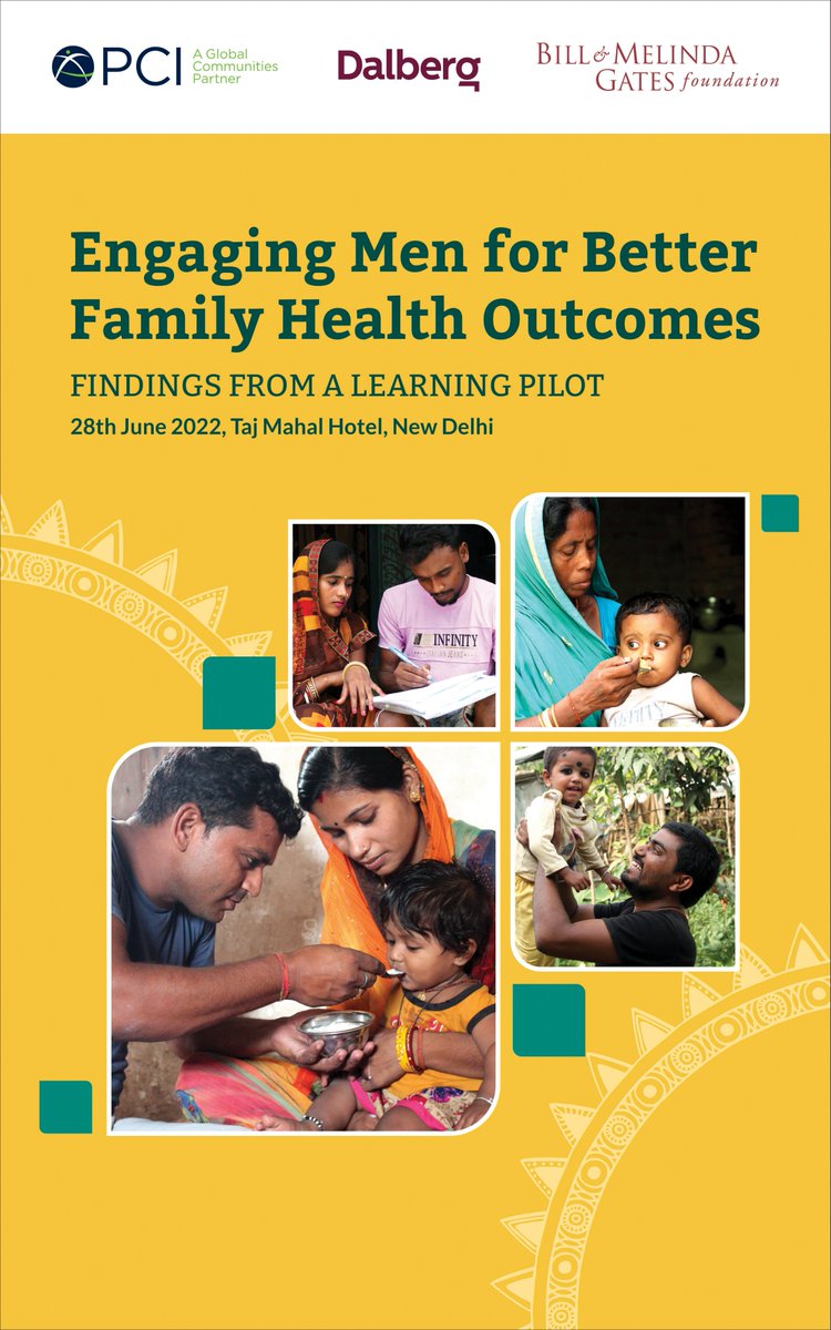 We are just an hour away from the event!

Join us as we unpack the findings on- 'How might we engage men in nutrition &amp; family planning through innovative &amp; gender transformative programs in rural Bihar?'

🗓 Tuesday 28th June 2022
🕗10:00AM
us02web.zoom.us/j/81770911492

#EngageMen
