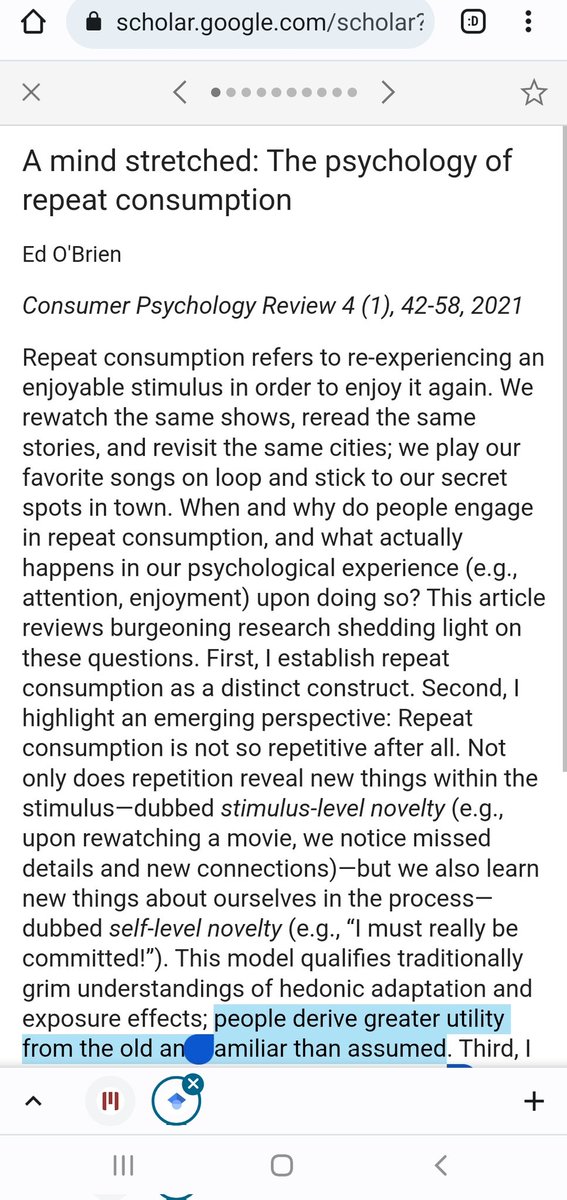 ge_ferreyra's tweet photo. * 10 minutos de no encontrar nada qué ver 
- Lo intenté 🤷‍♀️. ¿Y si veo Gilmore Girls por 4a vez? 
* Encuentro una referencia que dice: '[...] people derive greater utility from the old and familiar than assumed'
- No se diga más, GG por 4a vez. Y si se da, una 5a ¡cómo no! https://t.co/3rk9NXu8ZM