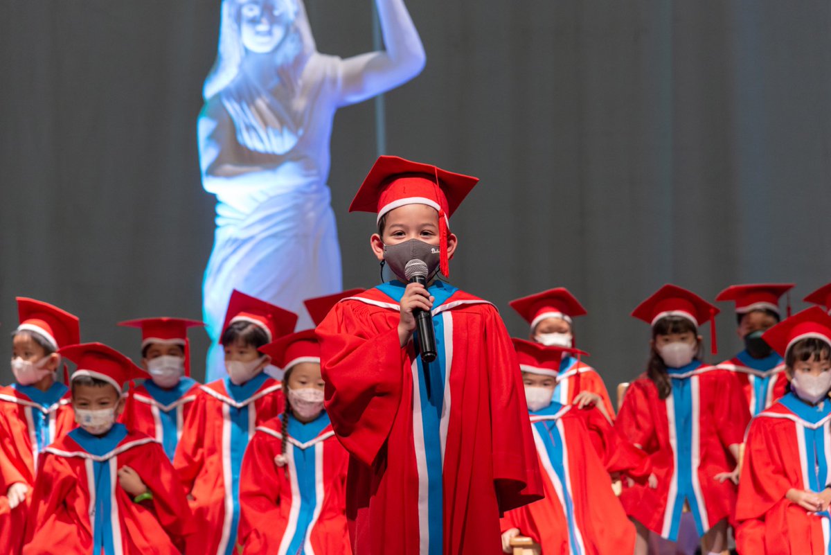 SaintJohnMaryTH's tweet photo. A huge ‘Congratulations’ to our AY 2022 K.3 graduates for completing their journey in Kindergarten. As they embark on their new adventure, SJMIS would like to wish them all every success in their learning goals. 🥳
See more photos here: https://t.co/lX2mlijfAF
.
#graduation2022 https://t.co/mgCdW4wokD