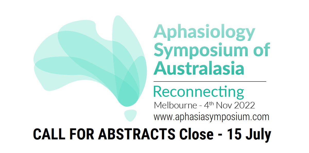 Aphasiology Symposium of Australasia 2025 tweet media