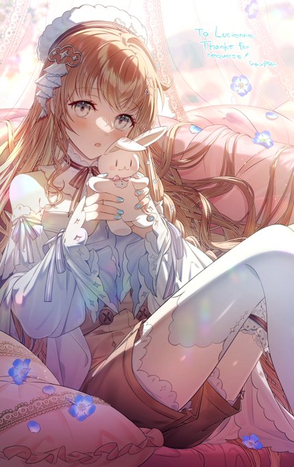 ぬいぐるみと過ごす昼下がり🐰 