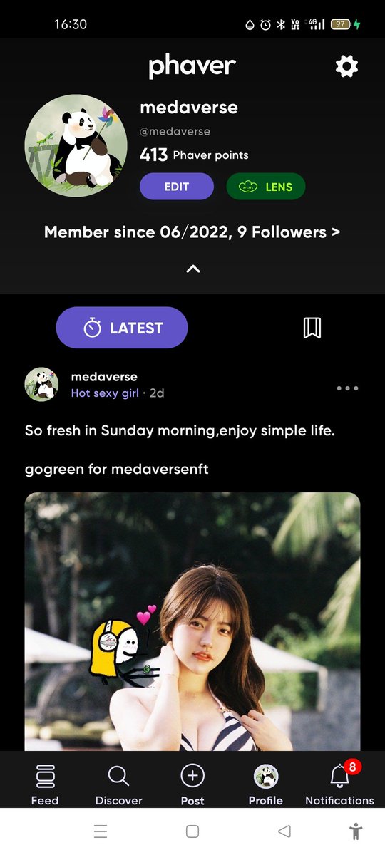 EOSmedaverse's tweet photo. Follow me on phaver.

@phaverapp #phaverapp

My username: medaverse https://t.co/44dbR5N5yM