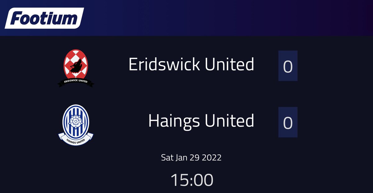Our first matchup this season will be against <a href="/EridswickUnited/">Eridswick United FC / Footium</a> and their key player Ramon Griffin. If we can control him, we can control the match. Let’s get it! #haingsunited 🌸