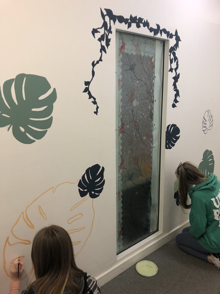 Thank you so much to PMHS Art club for creating an amazing welcoming corridor to Pupil Support! We can’t wait for pupils to see the finished result in August ☺️@PMHSpupilSup <a href="/theparkmains/">Park Mains High</a>