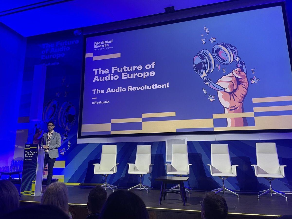 And we’re off! @Mediatel_
#FoAudio <a href="/Goodstuffers/">Goodstuff</a>