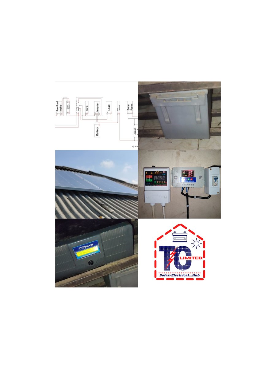 Schematic and Block diagram of our Masjid Mini Solar Project powered by *TECHAS CREATION LIMITED* ... your Optimal Solar/Electrical plug ...👌🏼☝🏼