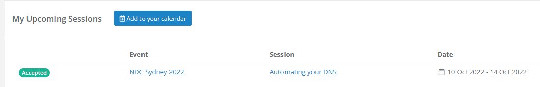 Finally going to a in person conference after 3 years! Really excited to be presenting again at NDC Sydney.