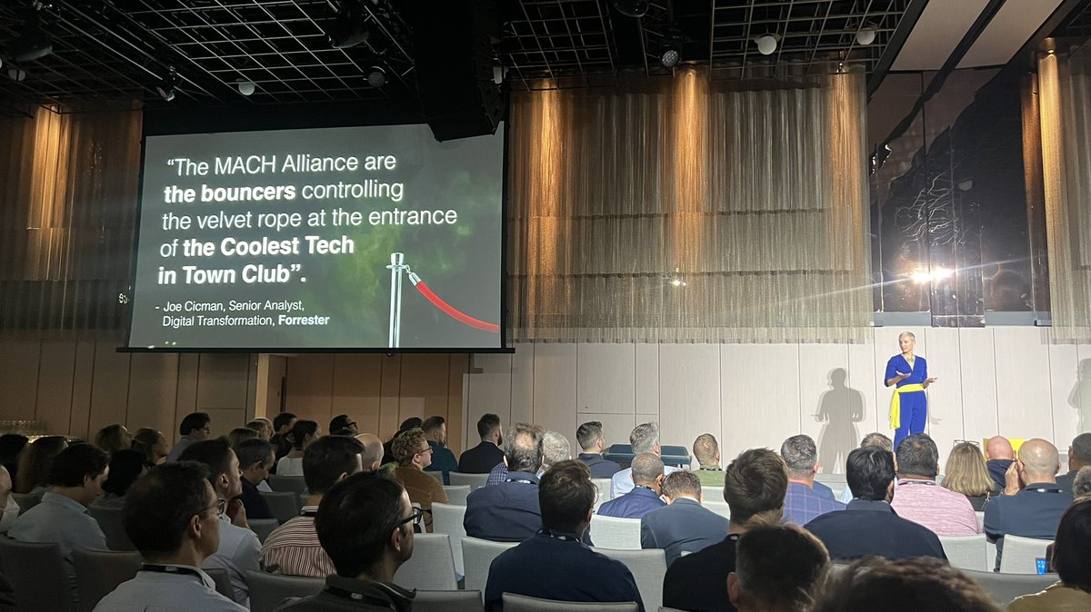 Opening day of the Mach One conference by <a href="/MACHAlliance/">MACH Alliance</a>