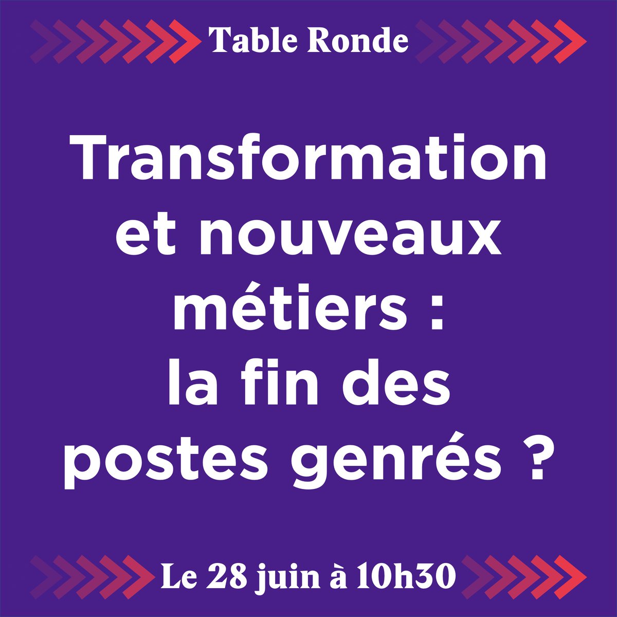 IWF_France's tweet photo. 📣 [#TableRonde2] Transformation et nouveaux métiers : la fin des postes genrés ?
🎙 @corinnecaillaud
👥 Caroline Chanavas (@navalgroup), Christine Sinapi (@ESSCA_Ecole), Laurent Rebischung (@Bollore_BT), @Sf_Merlo (@BNPParibas), Arnaud Naudan (@bdofrance)
#AssisesDeLaParité2022 https://t.co/ui5oDLJLev