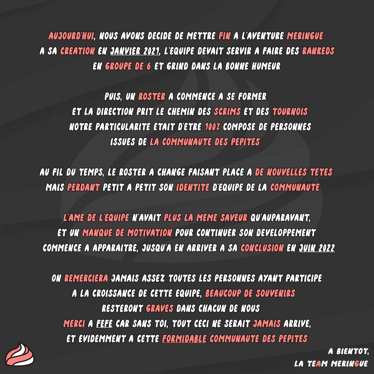 Merci pour tout ces beaux moments ❤️