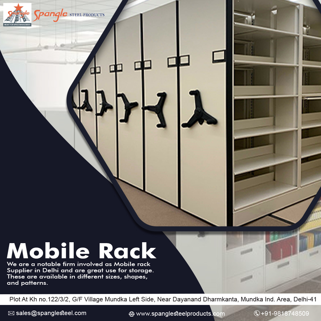 spanglesteel's tweet image. We are a notable firm involved as #MobileRack Supplier in #Delhi and are great use for storage.
Call: +91-9818748509
spanglesteelproducts.com
Email: sales@spanglesteel.com
#warehouse #racks #storagesolutions #storage #MezzanineFloor