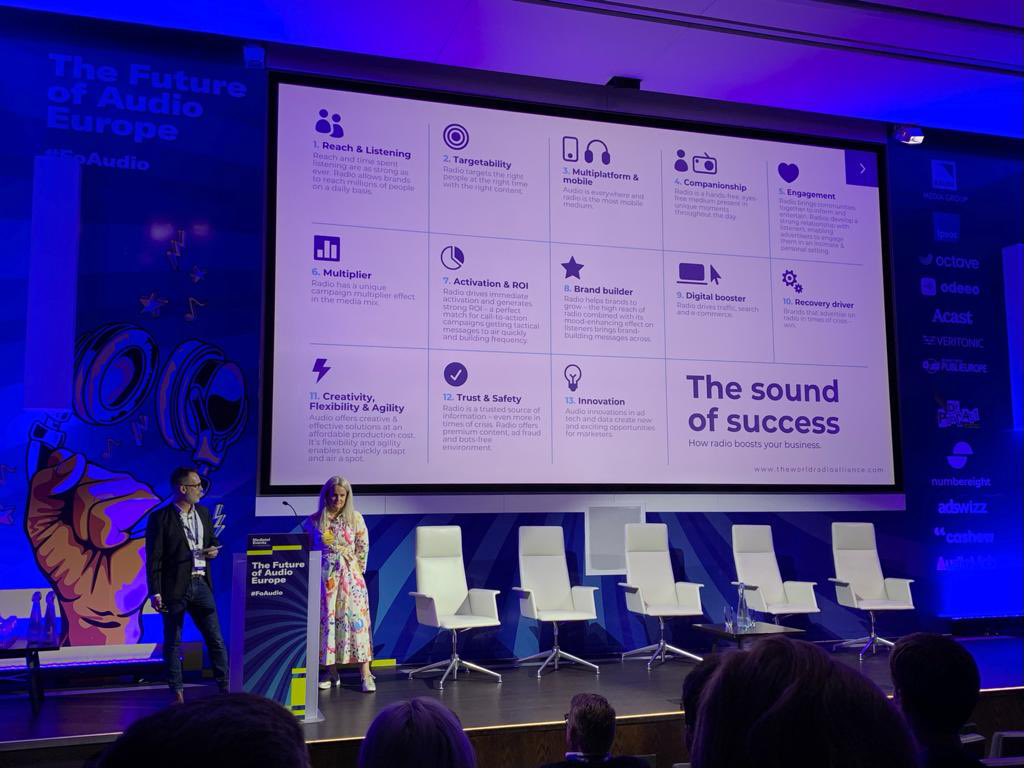 Creativity, flexibility, trust, multiplier effects, safety and reach.. Thierry explains how radio can boost business for brands and advertisers. 📻 #FoAudio <a href="/egtaconnect/">egta</a> <a href="/Radiocentre/">Radiocentre</a> <a href="/WRadioAlliance/">World Radio Alliance</a>