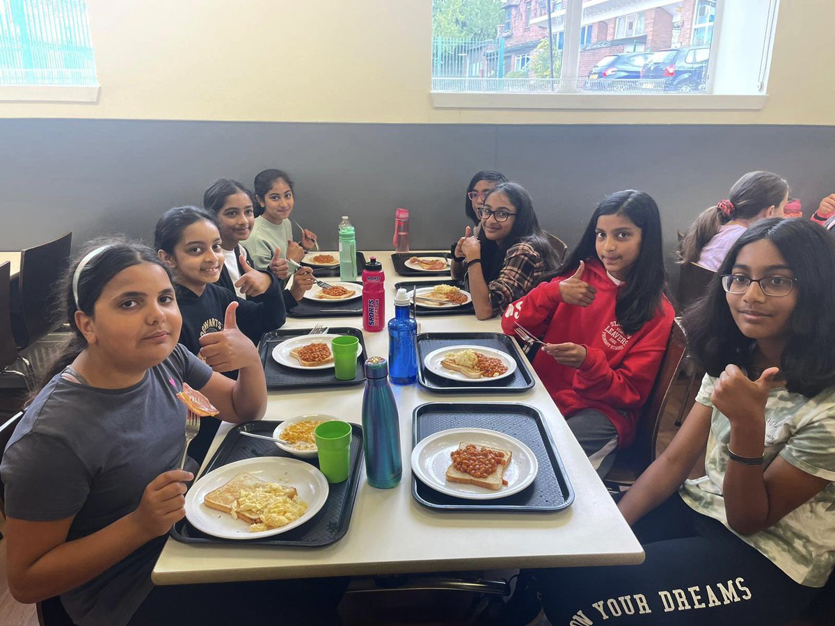 Breakfast done. Raring to go!