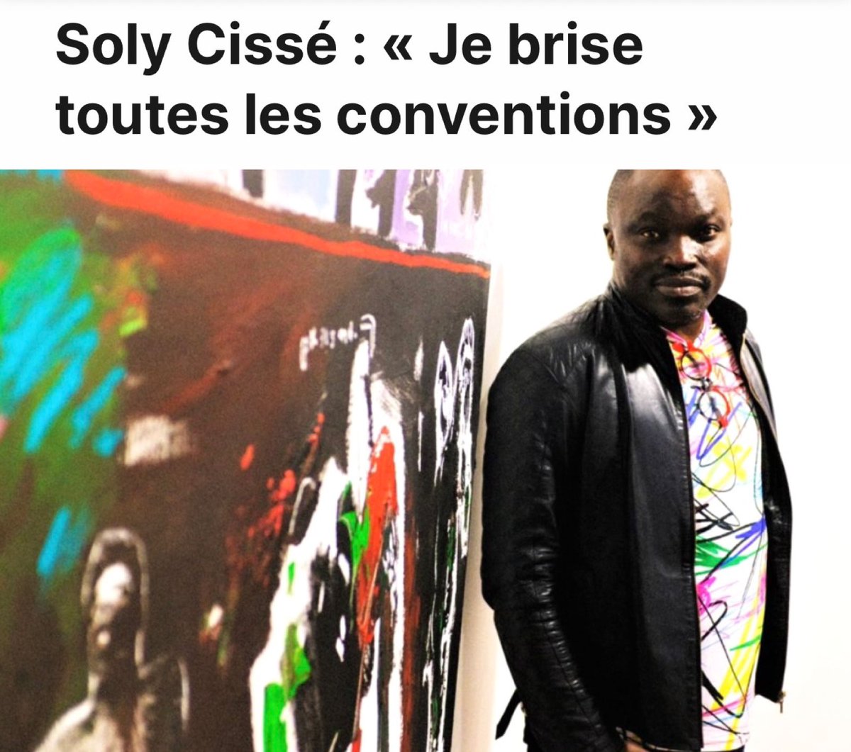 galerie_chauvy's tweet photo. #solycisse solo exposition 17.06-27.08 #lamaisondesartssolagebaudoux Evreux, un article de #davidchapelle #ladepecheevreux A venir La Collection #pigozzi à #cannes group show 12.07-21.08 #jeanpigozzi #artcollector #dakar2022 #artnow #galeriechauvy lien https://t.co/JbW8BbetBp https://t.co/u40iMic9lc