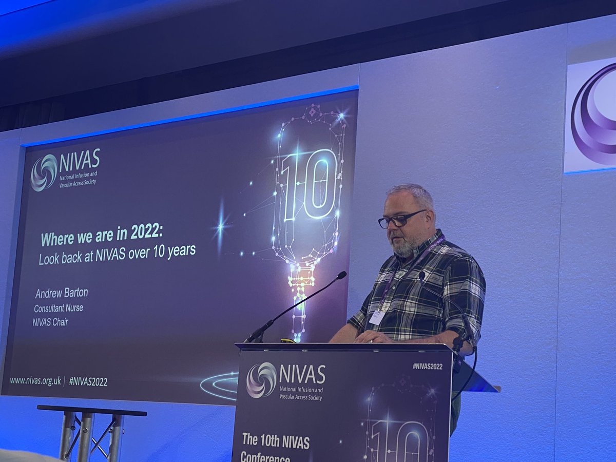 CNS_IVnurse's tweet image. Look back 10years @NIVAS_tweets @IV_Nurse Chair kicking off the event🖥
