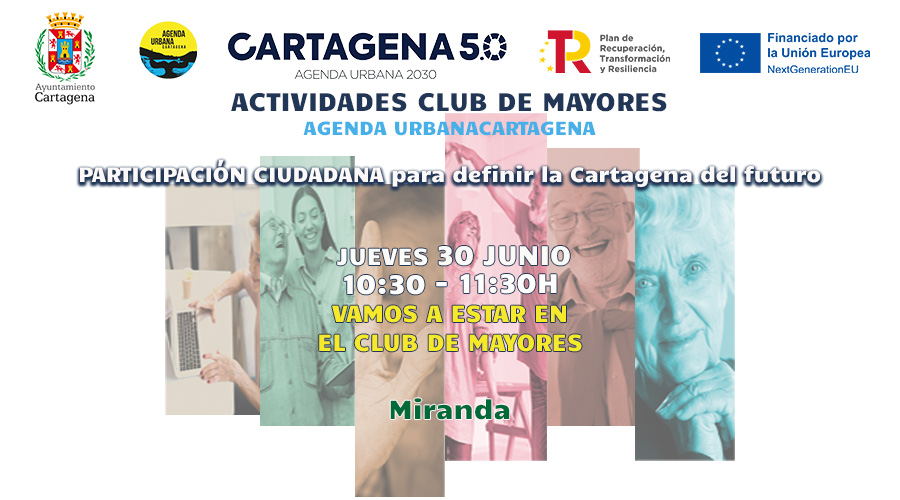 En esta nueva década que está comenzando, la sociedad va a enfrentarse a nuevos retos
Ⓓⓔⓑⓔⓜⓞⓢ ⓔⓢⓣⓐⓡ ⓟⓡⓔⓟⓐⓡⓐⓓⓞⓢ
🏛 LA AGENDA URBANA DE CARTAGENA está planificando como hacerlo. 
📢Participa jueves 30 a las 10:30h en Miranda
#AgendaUrbana #Cartagena