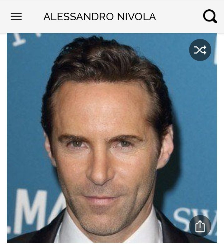 Happy birthday to this great actor.  Happy birthday to Alessandro Nivola 