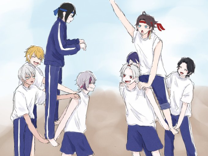 学パロらくがき楽しくて止まらん 