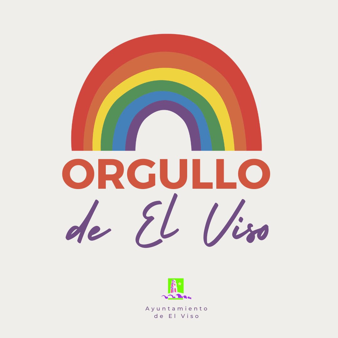 Aquí cabemos todos. Siempre.

Y es que El Viso es un ORGULLO de pueblo.

#28J #OrgulloLGTBI 

Ayuntamiento de El Viso